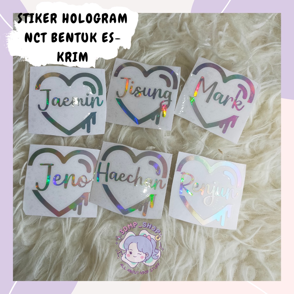 STIKER HOLOGRAM NCT