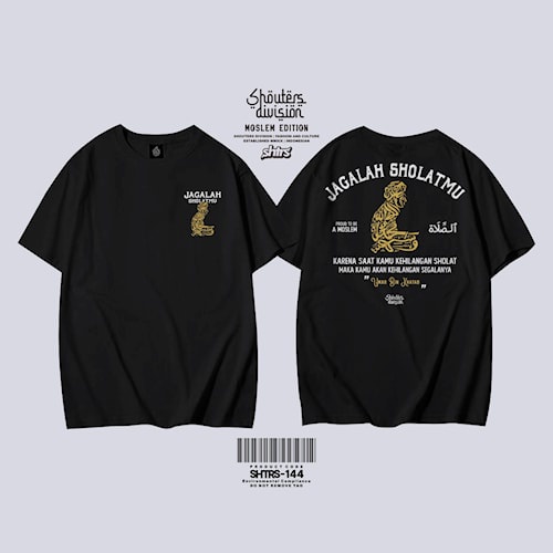 Baju Atasan Kaos Distro  Santri Salafy Salaf Muslim Tauhid Dakwah Islam Pria Lengan Pendek Original 