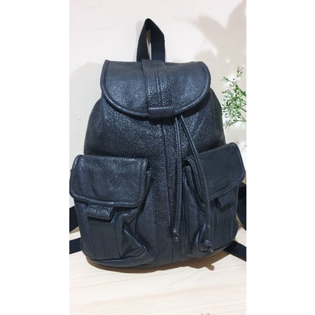 Tas Ransel Kulit Ssamzie  Preloved