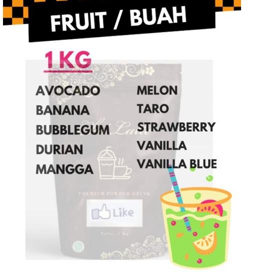 

Termurah | KP8 | CHOLATTE POWDER 1 KG VARIAN BUAH, BUBUK MINUMAN