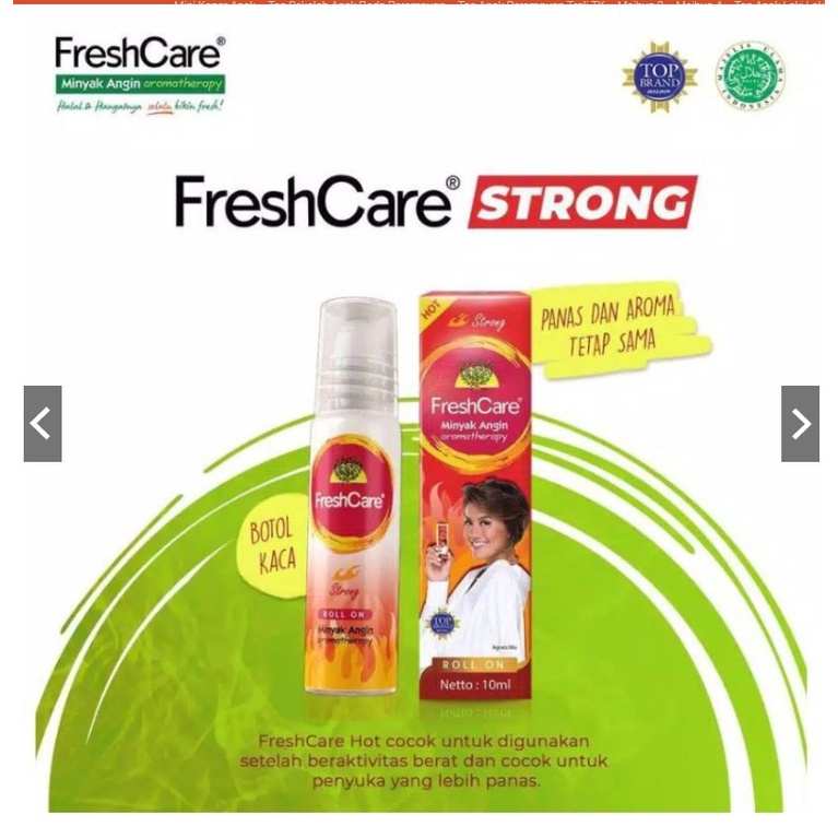 COD - FRESH CARE (✔️BPOM) Minyak Angin Aromatheraphy Roll On 10mL | aroma terapi gosok freshcare