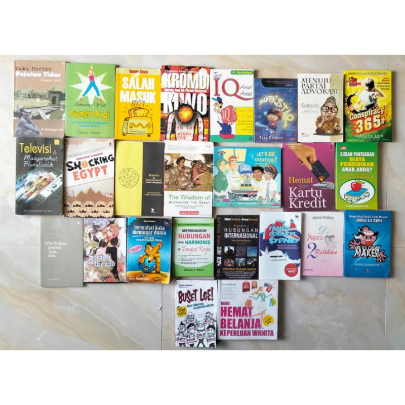 BUKU TERMURAH BUKU BACAAN | MOTIVASI BISNIS NOVEL KUMPULAN PUISI  | ORI | CUCI GUDANG