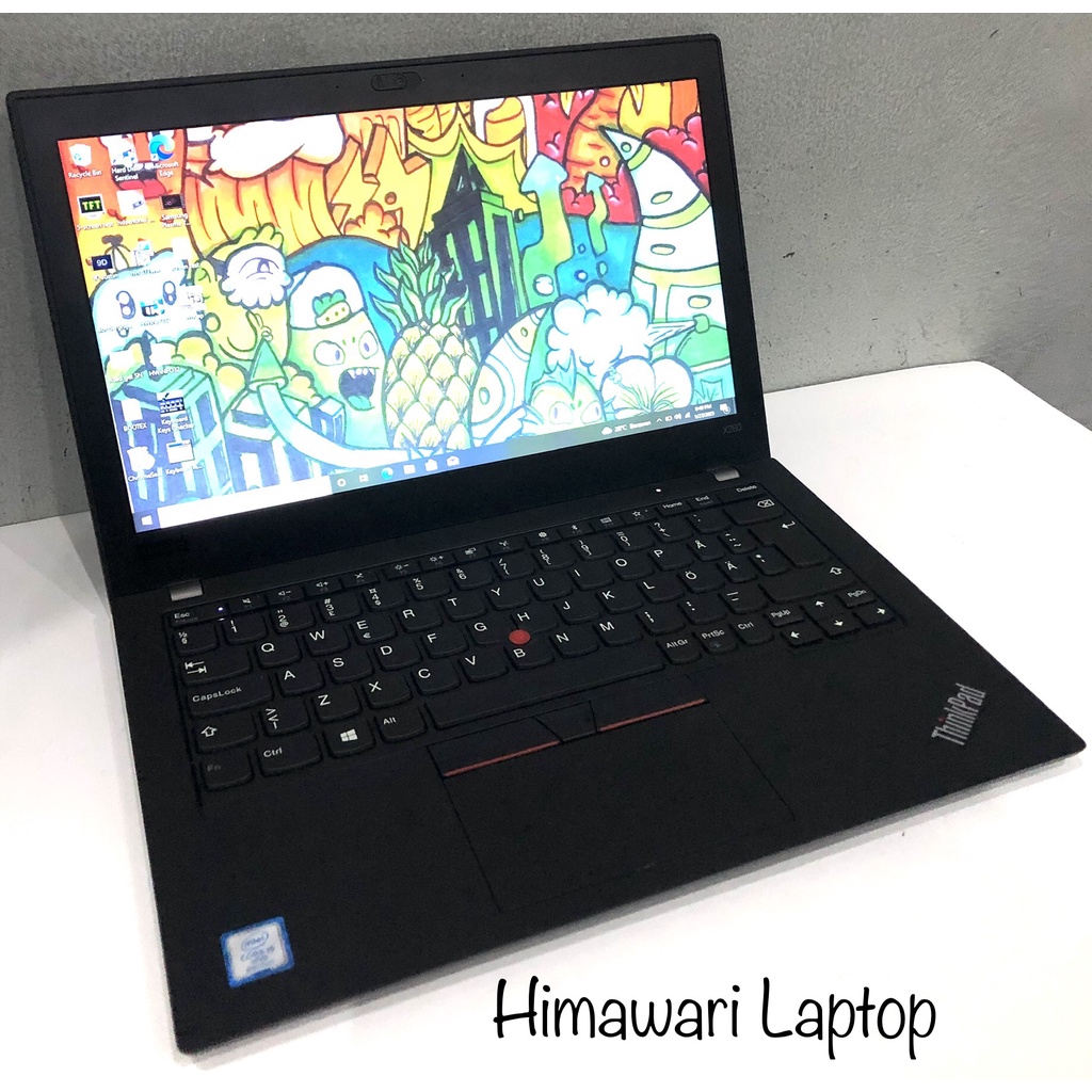 LAPTOP LENOVO THINKPAD X280 CORE i5/i7 GEN 8 - Layar 12.5&quot; RAM8GB SSD128GB