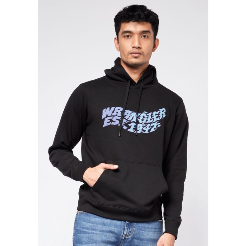 Sweater Hoodie Original Wrangler ERIC Black