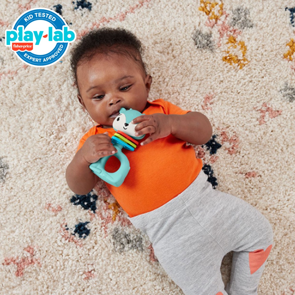 Fisher Price Clackin' Fun Fawn Teether - Mainan Gigitan Anak