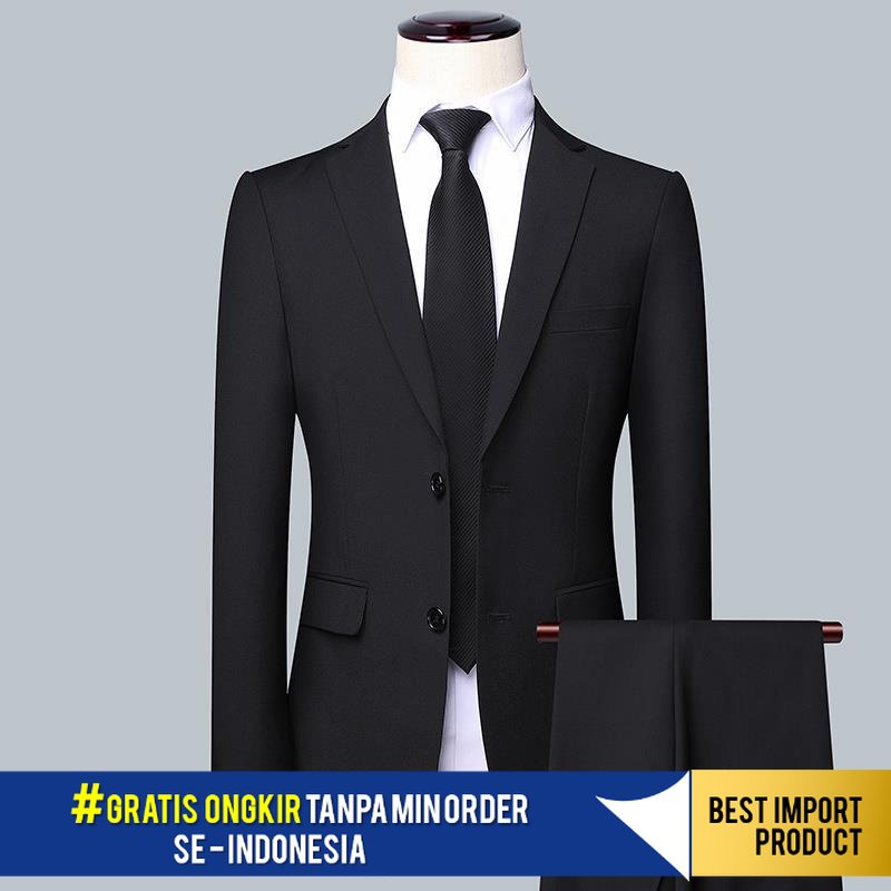 Jas Pria Salah Satu Bagian      Baju      Korea Kasual Kecil   slim-FIT   Import Berkualitas