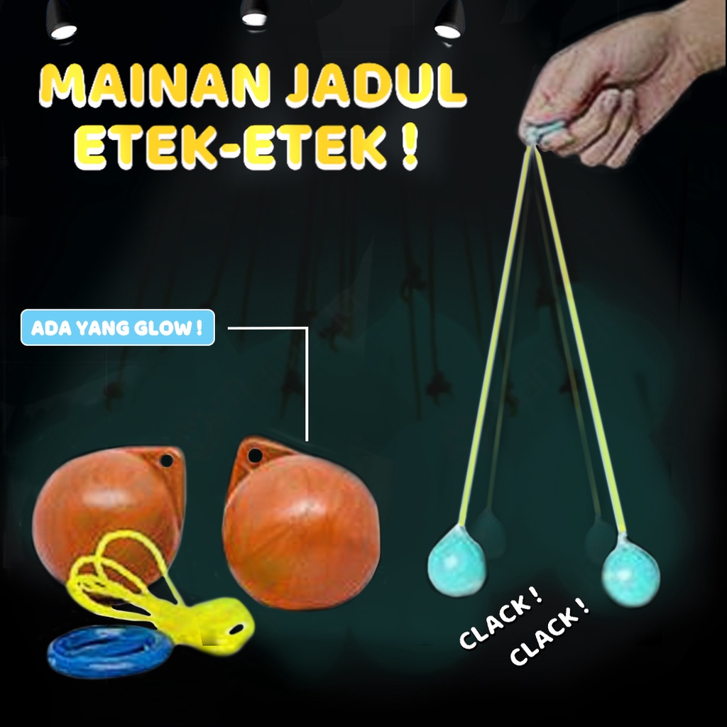 Mainan Bola Jadul Tok Tok/ Bola Jadul Etek Etek Jadul/ Bola Jadul Lato Lato 500M