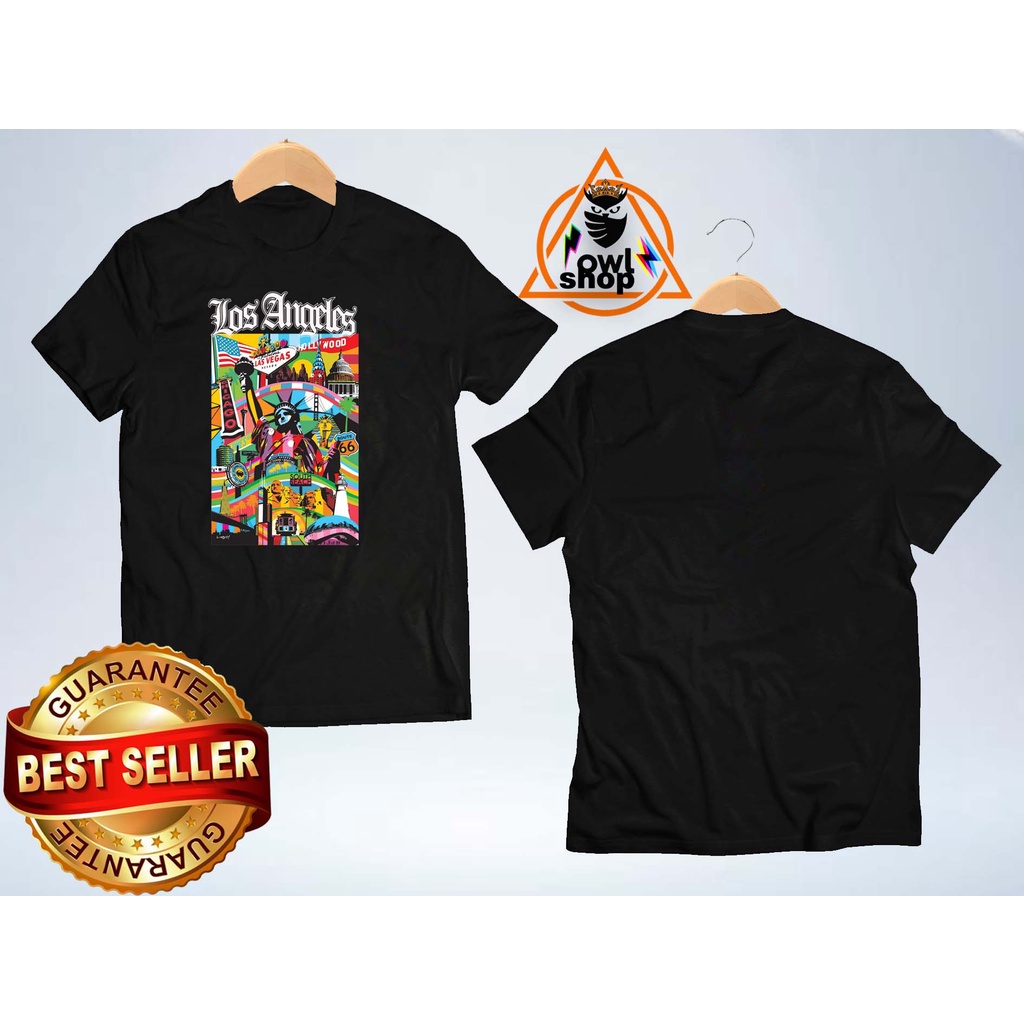 Import Quality Tshirt LOS ANGELES MURAH BAJU Kaos LOS ANGELES keren