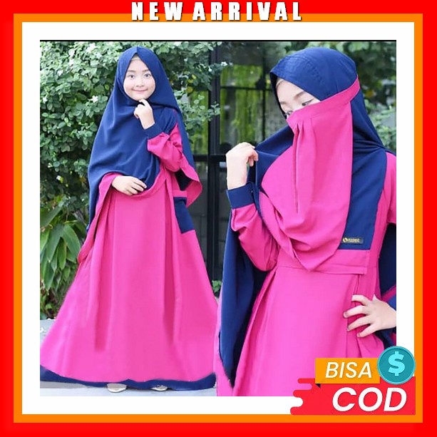 Gamis Bordir Anak | Gamis Bordir Katun Toyobo Original | Gamis Anak-Anak Terbaru 2023 | Gamis Bordir