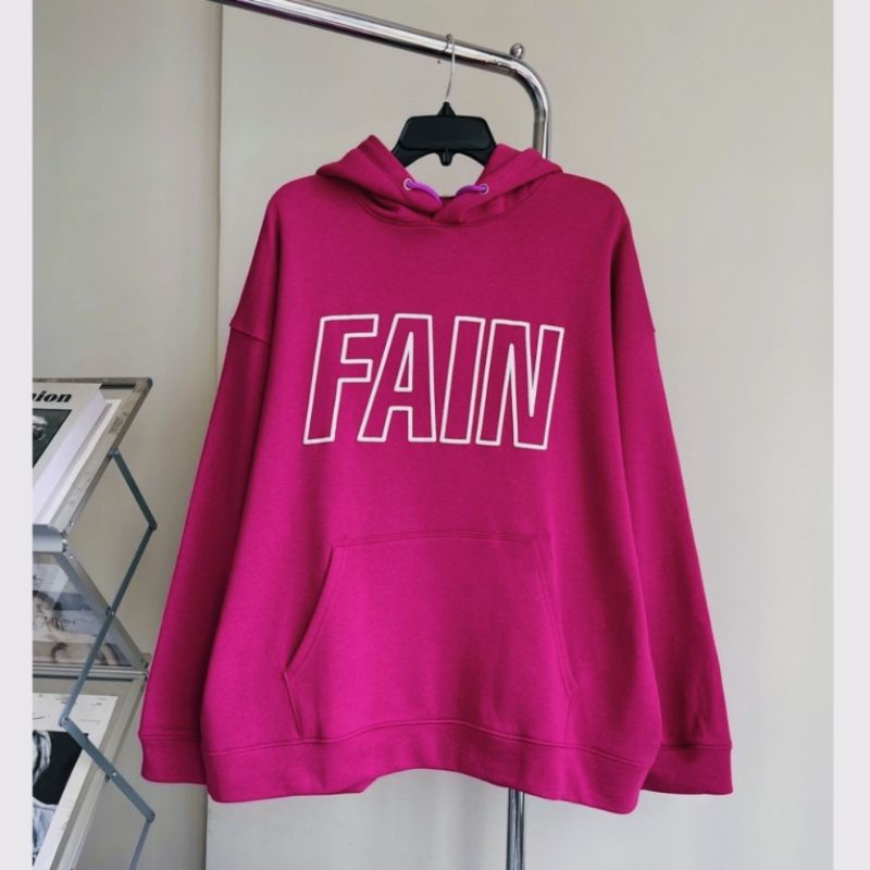 Hoodie BIG SIZE Korean Harajuku Style (S - 6XL) Jacket Oversize FAIN RAIN Unisex Jumbo Jaket Mocca Beige Jumper Pink Fanta Ungu Tua Biru elektrik Benhur