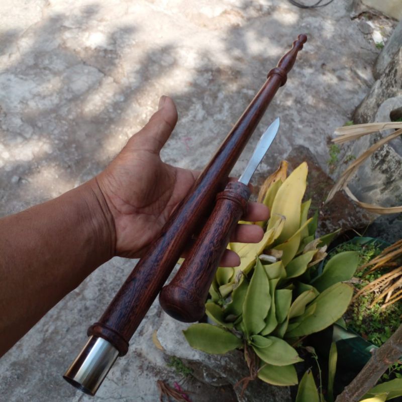 TONGKAT KOMANDO KAYU GALIH ASEM ISI /KOMANDO GALIH ASEM ASLI /TONGKAT KOMANDO KAYU ASEM ORIGINAL