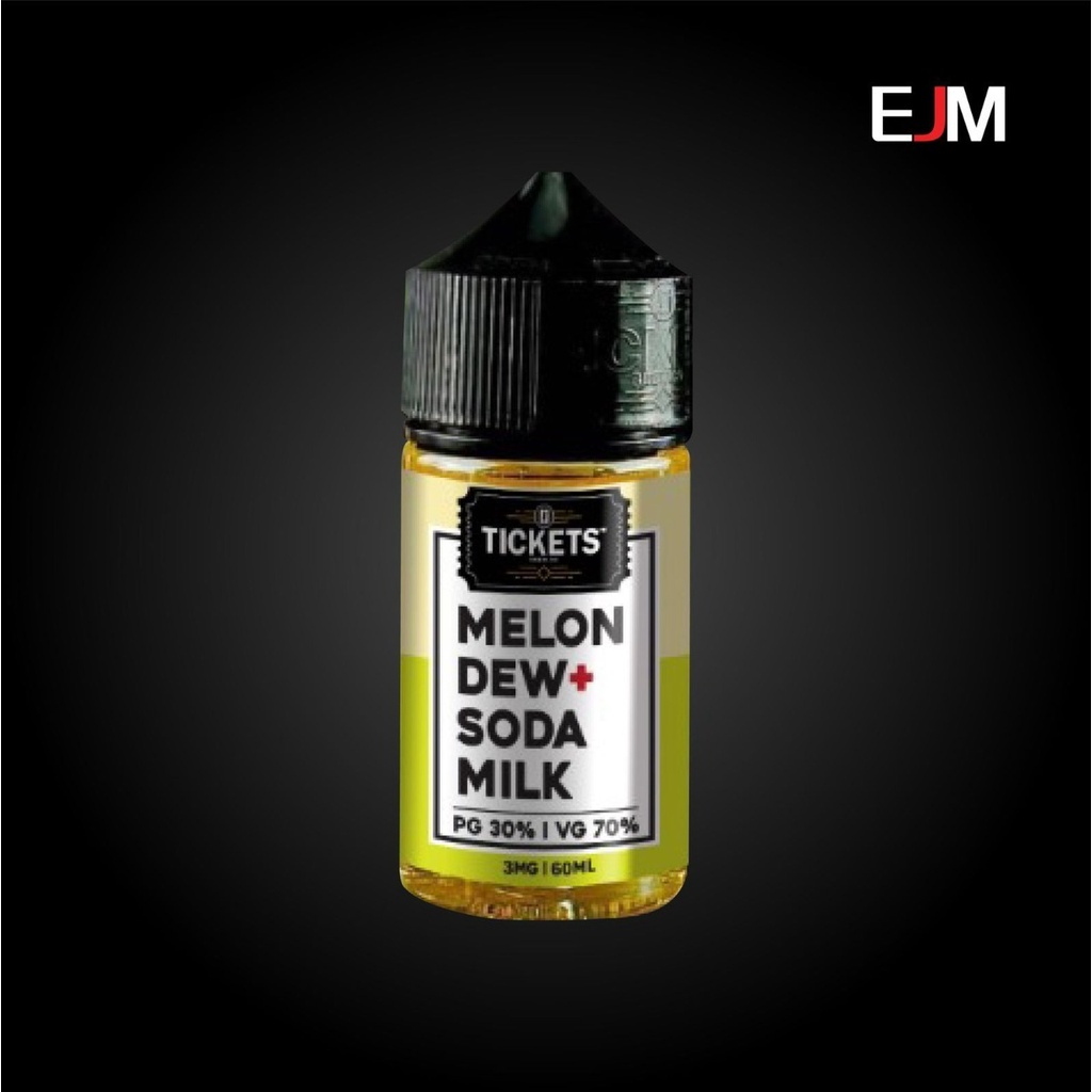 EJM TICKETS SERIES FREEBASE 60ML LIQUID FREEBASE EJM TICKETS BY EJM