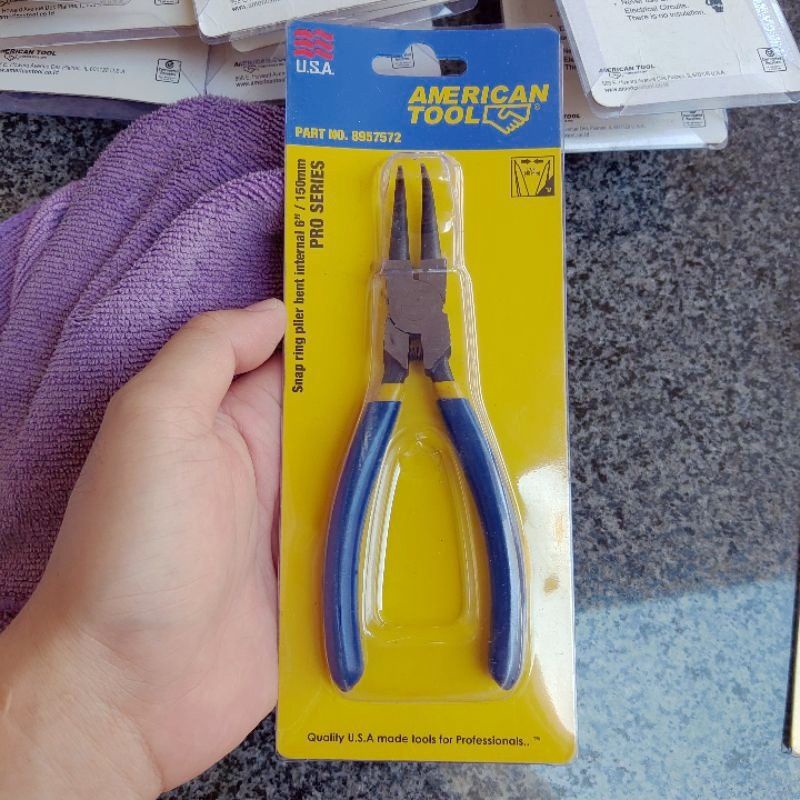 Tang Snapring 6" American Tool / Tang Snapring Internal 6" / Tang Snapring Bengkok Internal / Americ