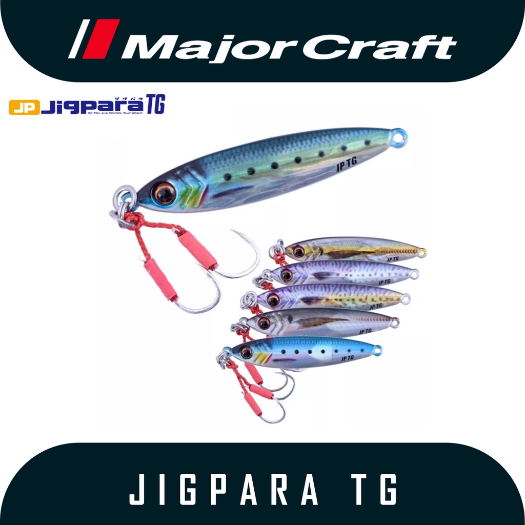 Umpan Pancing Merk Major Craft Jigpara TG 40gr