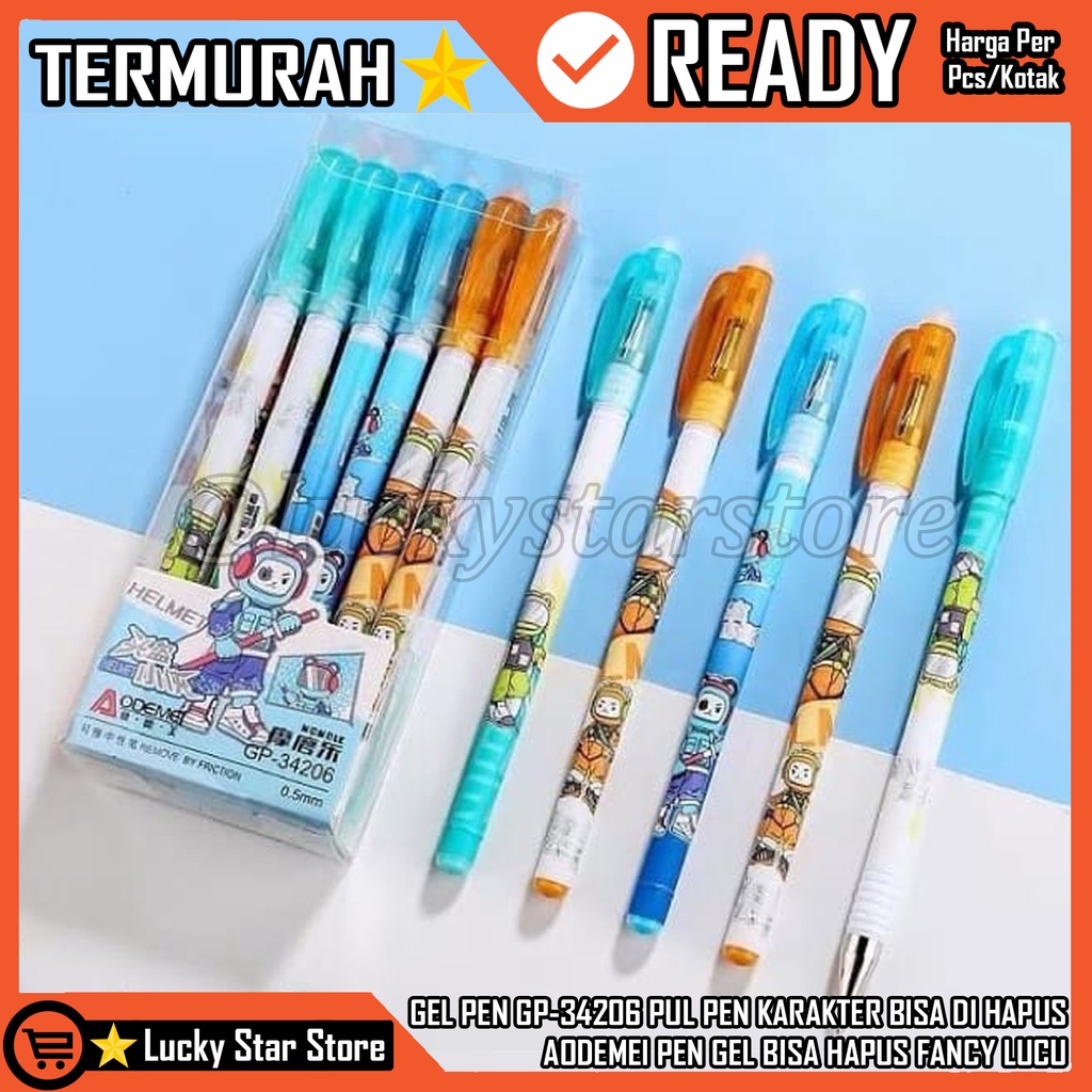

GEL PEN GP-34206 PUL PEN KARAKTER BISA DI HAPUS AODEMEI PEN GEL BISA HAPUS FANCY LUCU ERASABLE PEN BOLPEN BISA DIHAPUS AODEMEI MOTIF ANIMAL TERMURAH - GP 2930 PULPEN TINTA HITAM RUNCING TINTA HITAM CAIR 1 LUSIN ISI 12 PCS DAN ECERAN PENA SEKOLAH