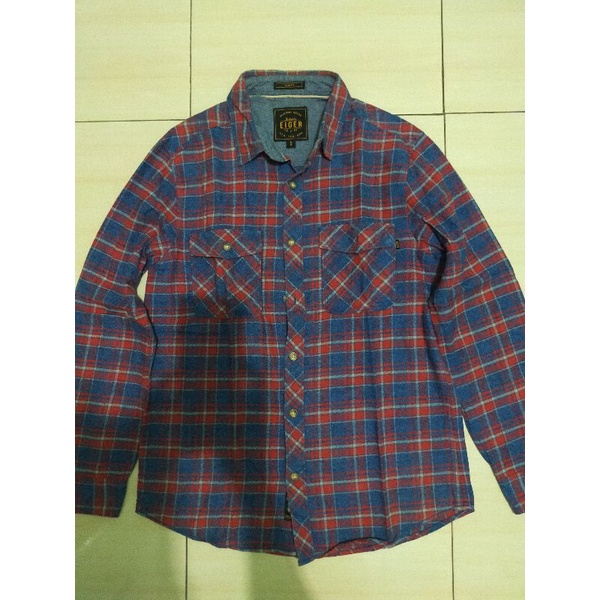 kemeja flanel eiger