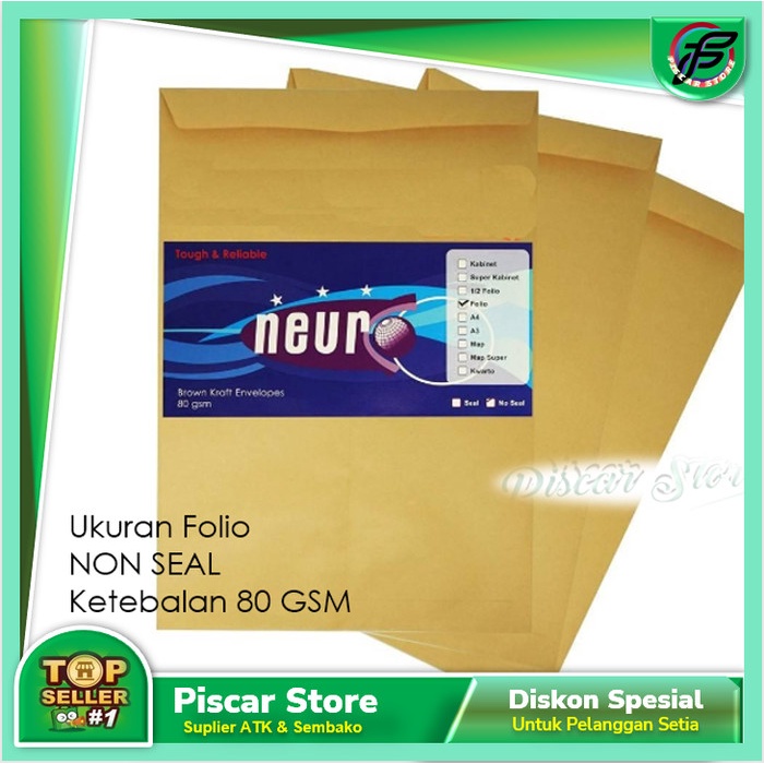 

Map / Amplop Coklat Ukuran Folio Neuro Ukuran F4