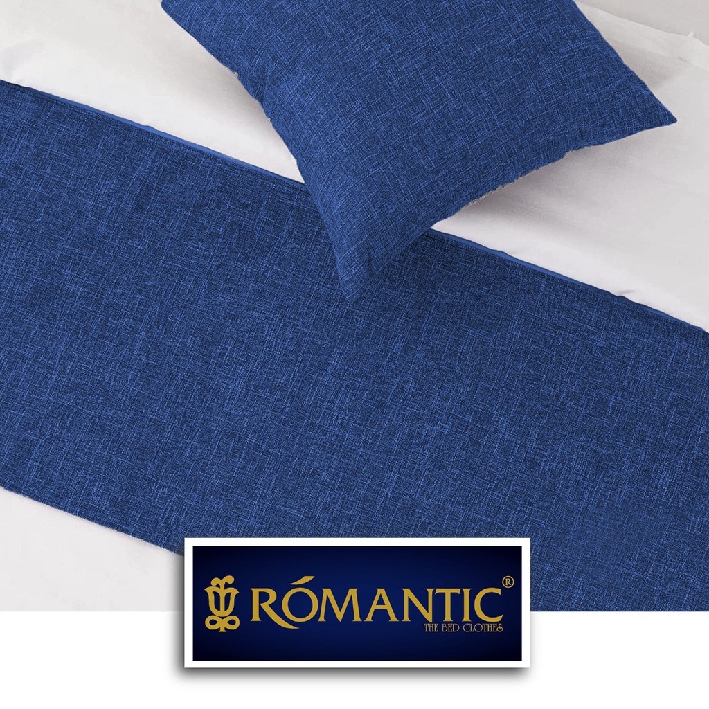 Bed Runner / Selendang kasur Blue by ROMANTIC standard Hotel minimalis