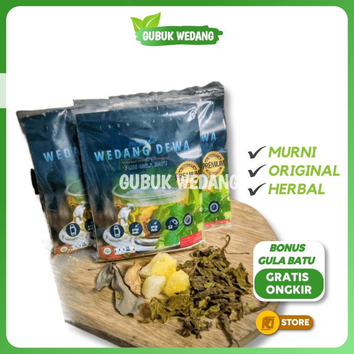 

Wedang Dewa Herbal Teh Dewa dengan Gula Batu
