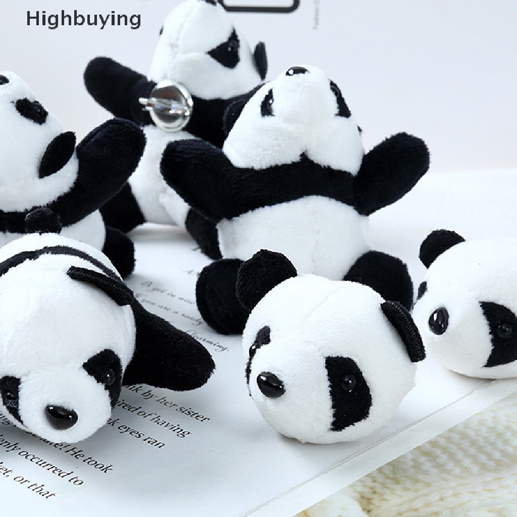 Hbid Panda Bros Boneka Beruang Hewan Kartun Pin Berbulu Mewah Lucu Brooch Pin Glory