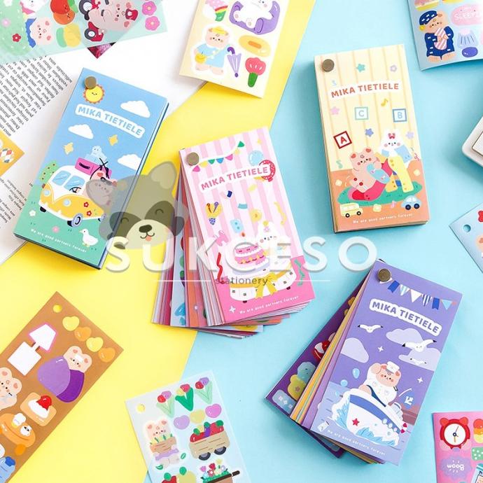 

Mika Sweet Bear Sticker Book / Stickers Stiker Book Set Gambar Lucu MURAH