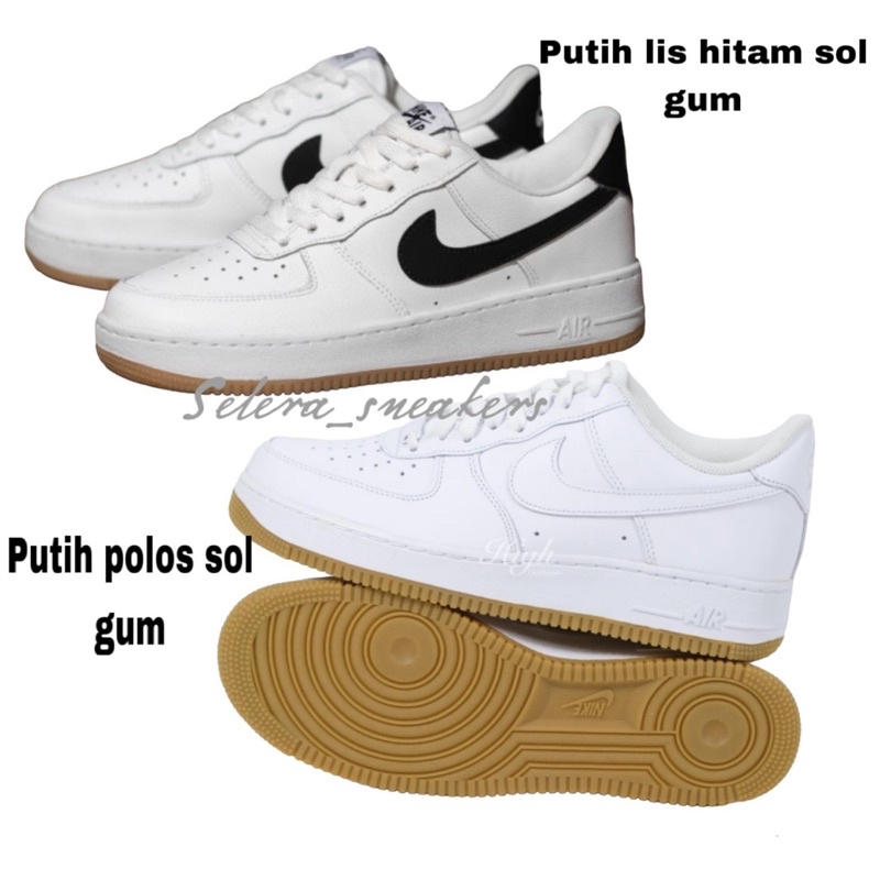 MAN &amp; LEDIES SEPATU PUTIH POLOS SOL GUM PUTIH LIS HITAM SOL GUM A1R FORC3 1 ONE LV8 MID LOW PUTIH POLOS LIS HITAM SOL GUM SEPATU SNKEAERS PRIA DAN WANITA SEPATU KEREN SEPATU PENDEK SEPATU CASUAL SEPATU