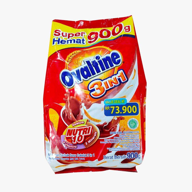 

Ovaltine 3in1 Minuman Serbuk Coklat 900gr / 3 in 1