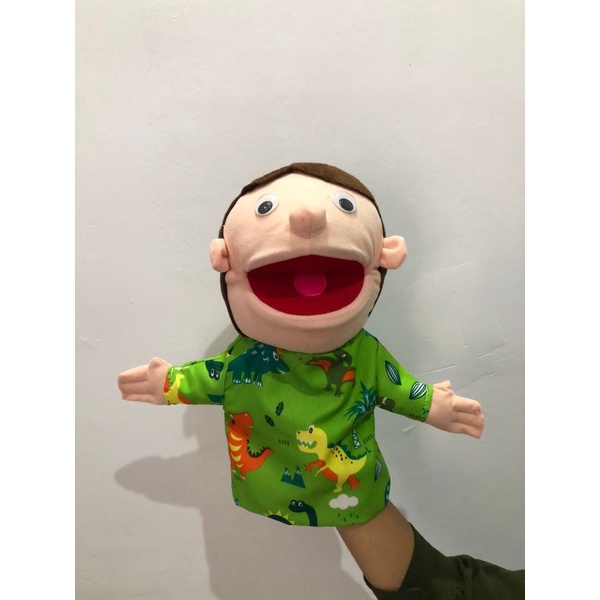 Boneka Muppet Keluarga Mulut Gerak | Boneka Dongeng Mainan Edukasi