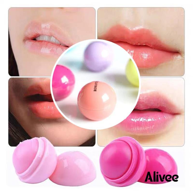 ️[Alivee]Lip Blam Mini Fruity Colorful Ball Shape Moisturizing Hydrating Lip Balm Korea Import-AL