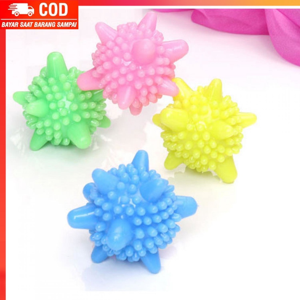 ( 100% BARANG ORI ) Magic Laundry Ball Dryer Ball Anti Winding / Bola Mesin Cuci - 8820101