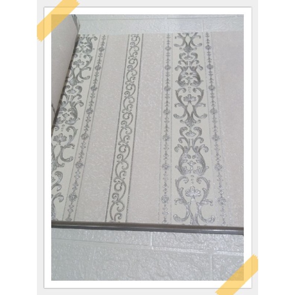 wallpaper dinding premium berserat motif timbul M313-1 -M313-5