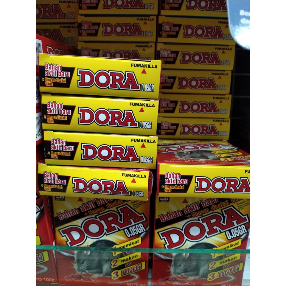 DORA RACUN TIKUS 50g &amp; 100g