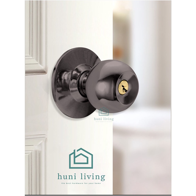 Kunci Pintu Kamar Mandi Bulat Kunci Bulat WC Toilet Cylindrical Knob 70MM