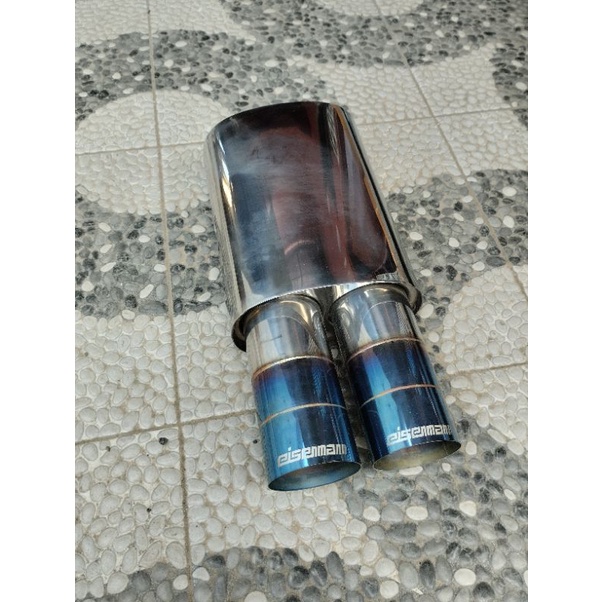 knalpot Esienmen dua cabang buat semua jenis mobil