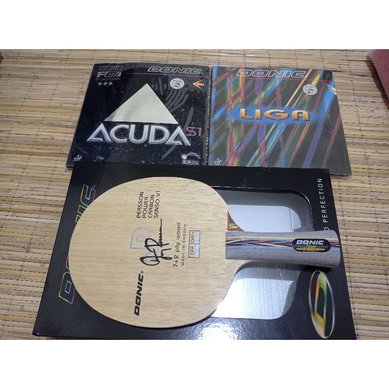 PAKET BET TENIS MEJA DONIC OFFENSIVE 01 ORIGINAL