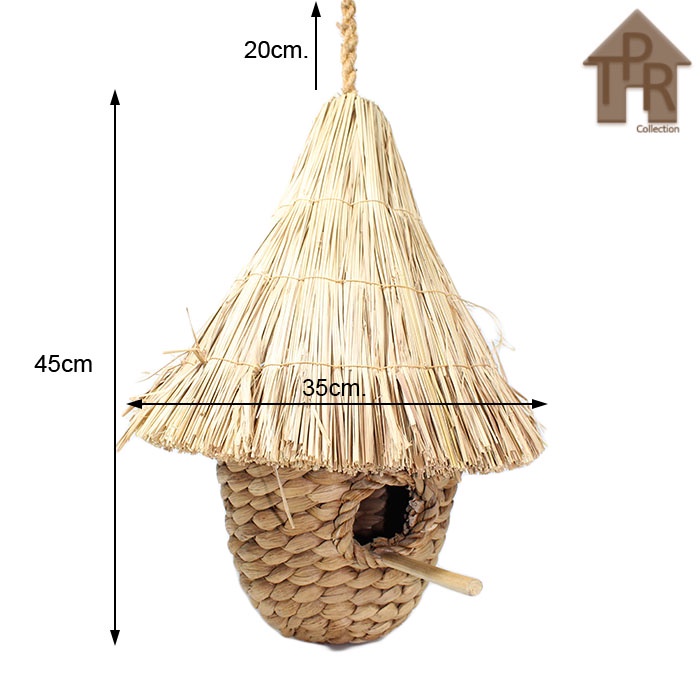 Natural Deco Ornamen Tangkringan Sarang Burung Gantung LMS