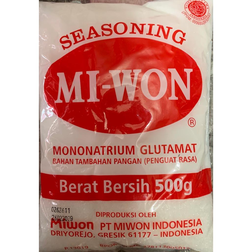 miwon penyedap rasa 500 gr