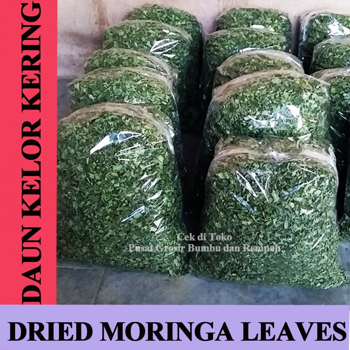 

DAUN KELOR 500 GRAM / PGBR HERBS / KERING PREMIUM / DAUN MORINGA / Dried Moringa 500 gr