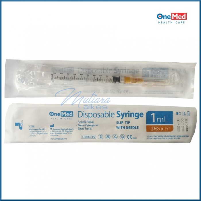 Eceran 5pcs - Syr 1cc / Spuit 1ml - harga untuk 5pcs