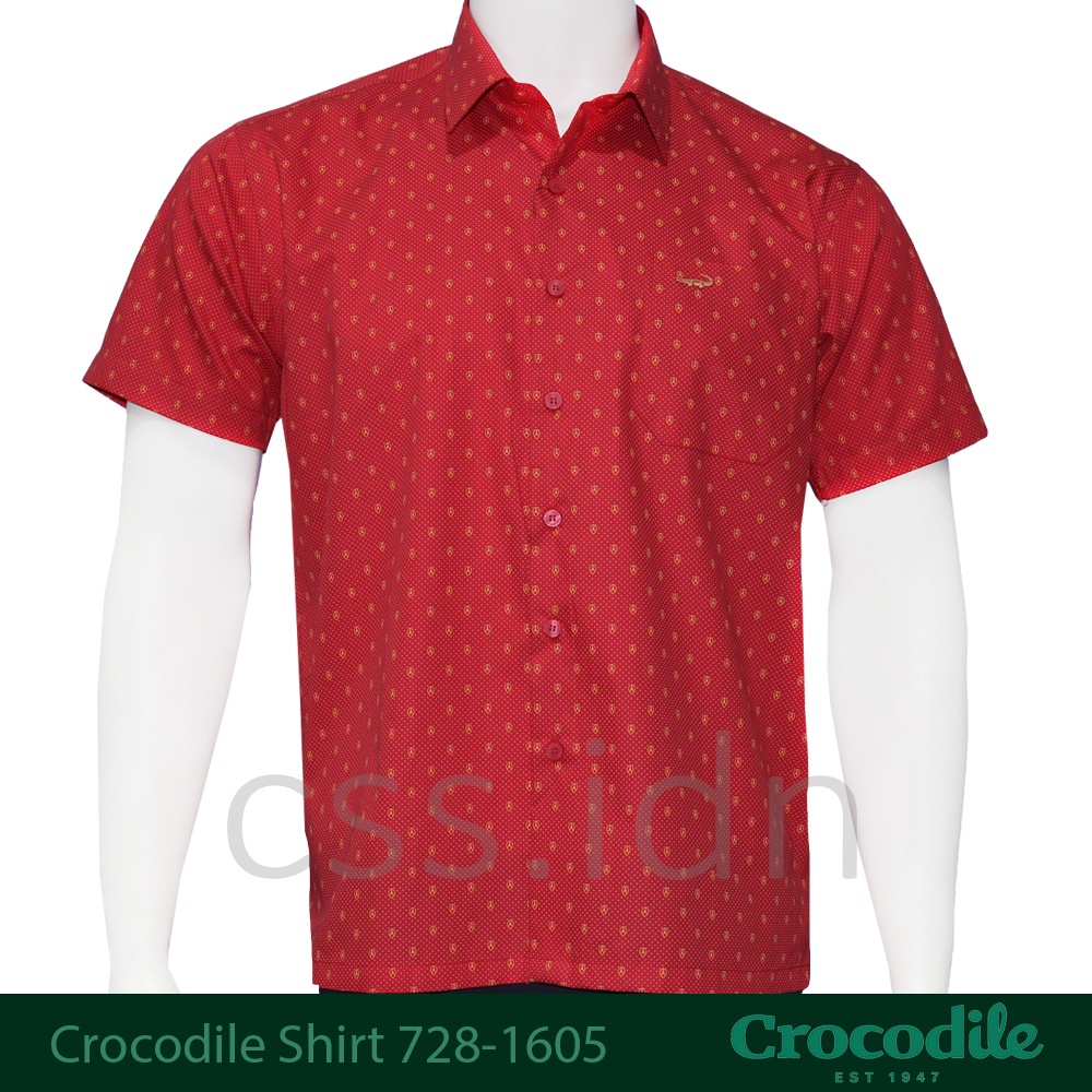 Kemeja Pria Lengan Pendek Crocodile 728-1605
