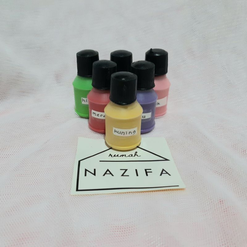 

CAT AIR BOTOL 10ML | CAT GABUS LUKIS | CAT STEROFOAM MEWARNAI