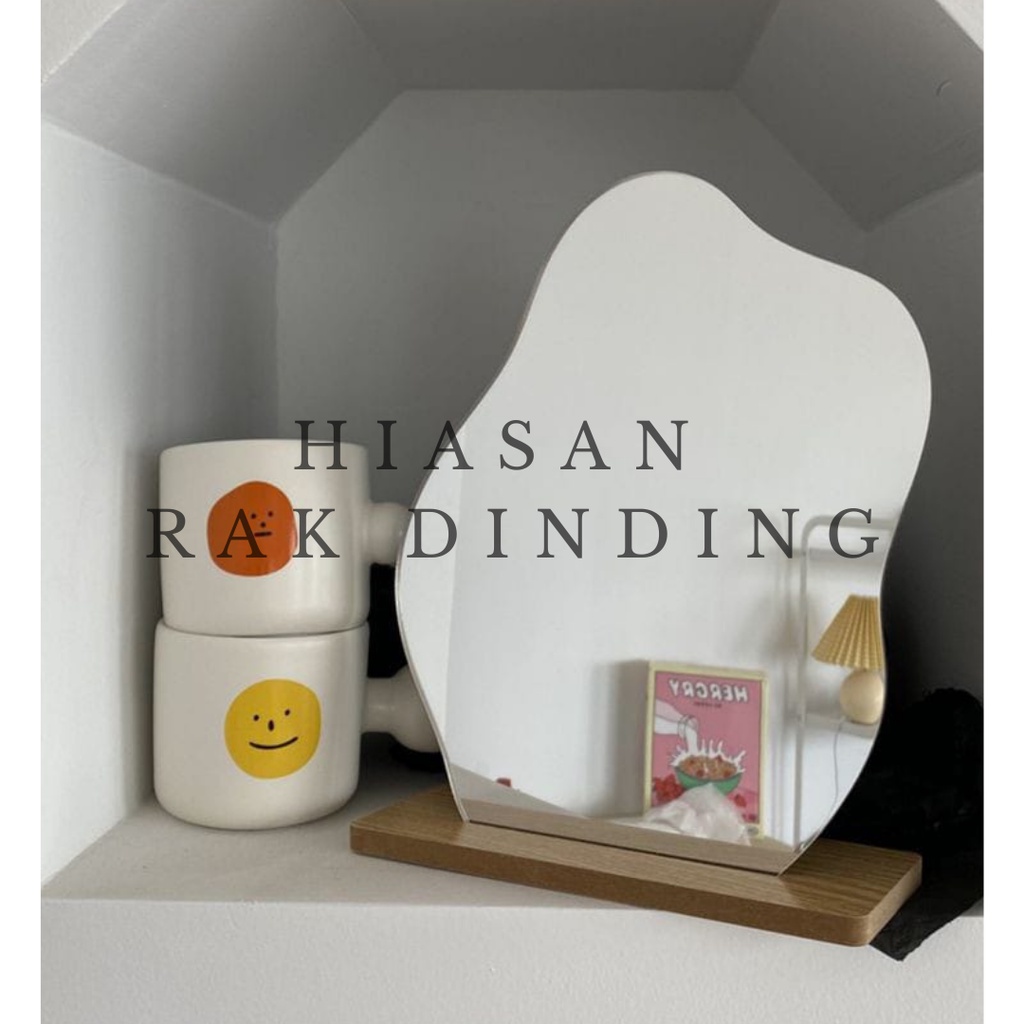 Cermin Duduk Make Up Cermin Make Up Portable Cermin Minimalis Lucu