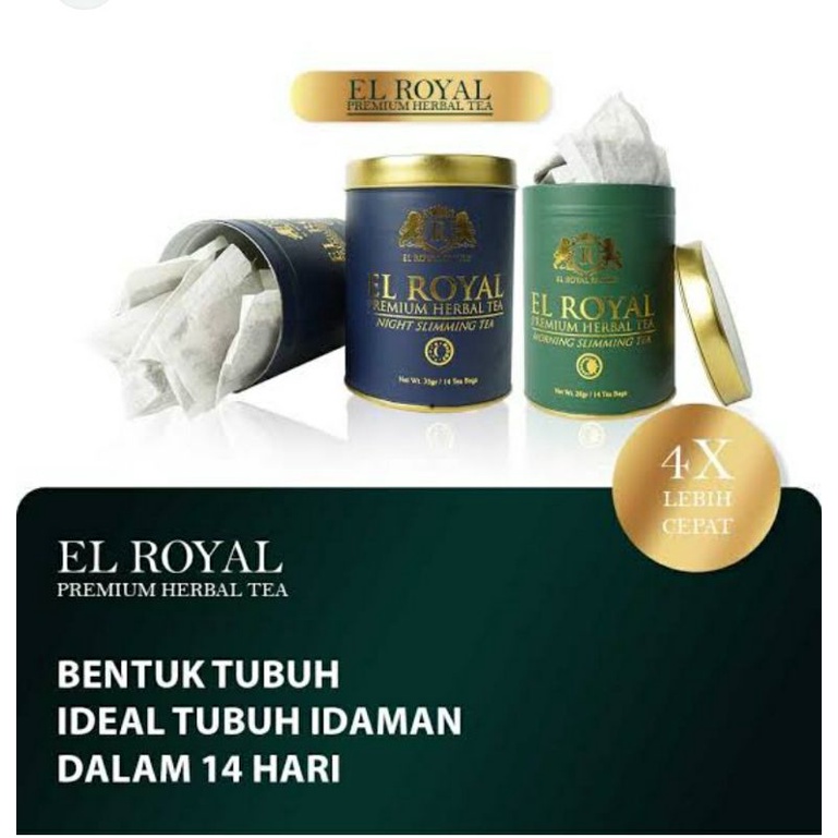 

El Royal 1 Paket El Royal Premium Herbal Tea(Bisa Cod) Original