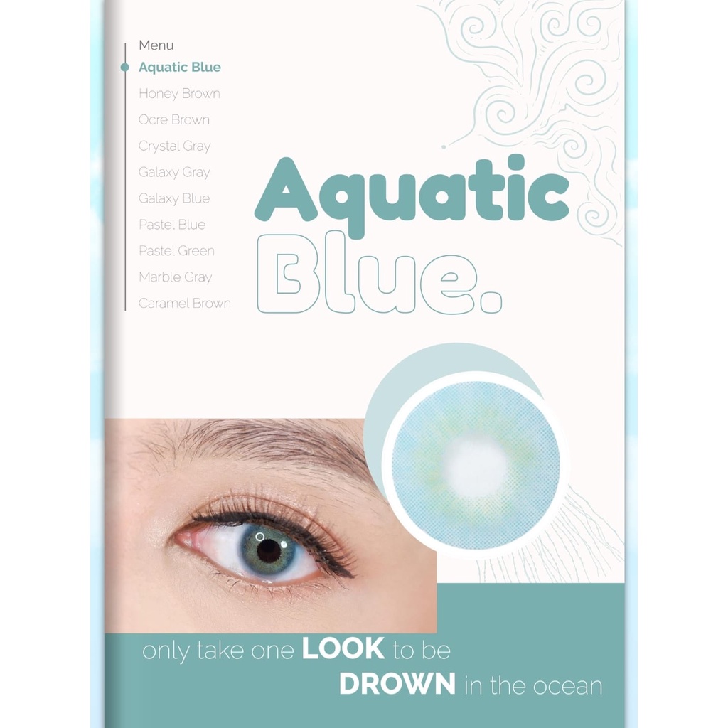 SOFTLENS NEW MORE DUBAI AQUATIC BROWN(NORMAL)