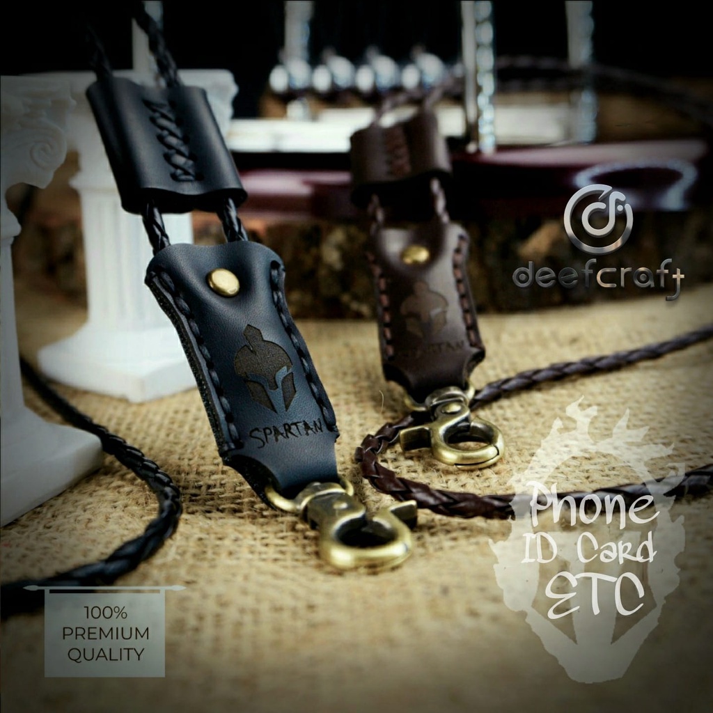 

gantungan hp / gantungan id card / lanyard hp / lanyard id card, lanyard necklace Spartan