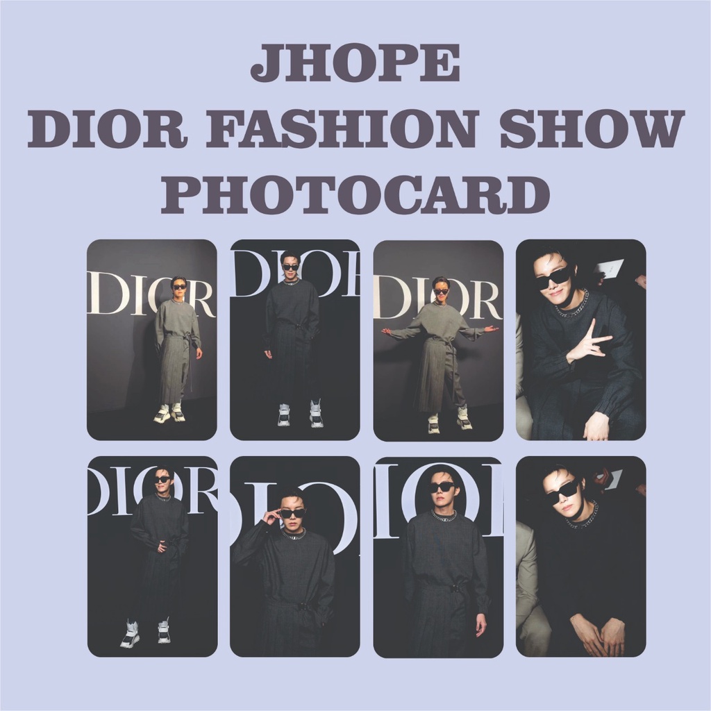 PHOTOCARD JHOPE AT D*OR FASHION SHOW