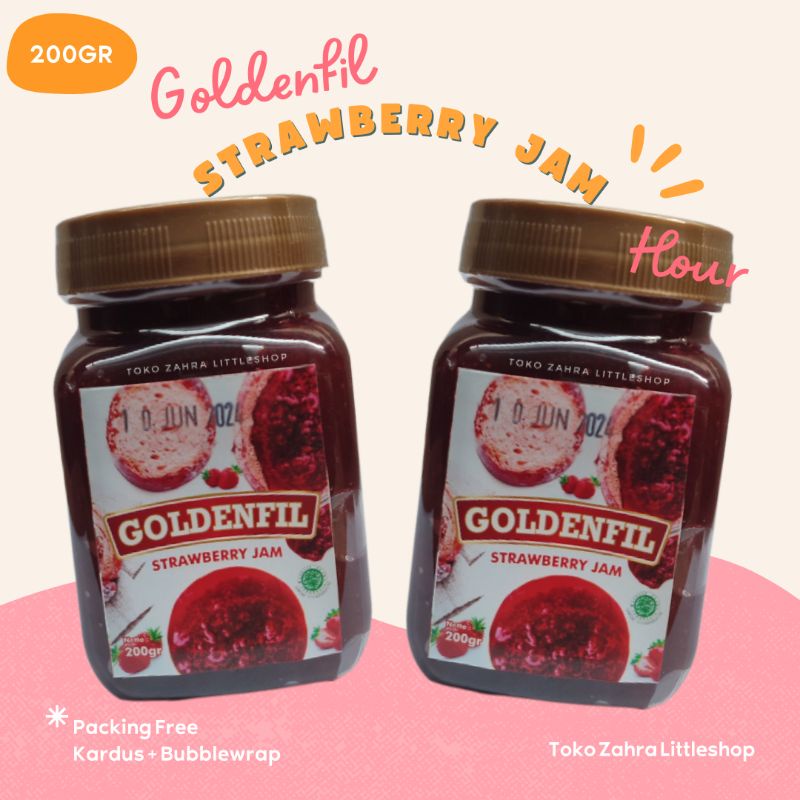 

Goldenfil Strawberry Jam Share In Jar 220g
