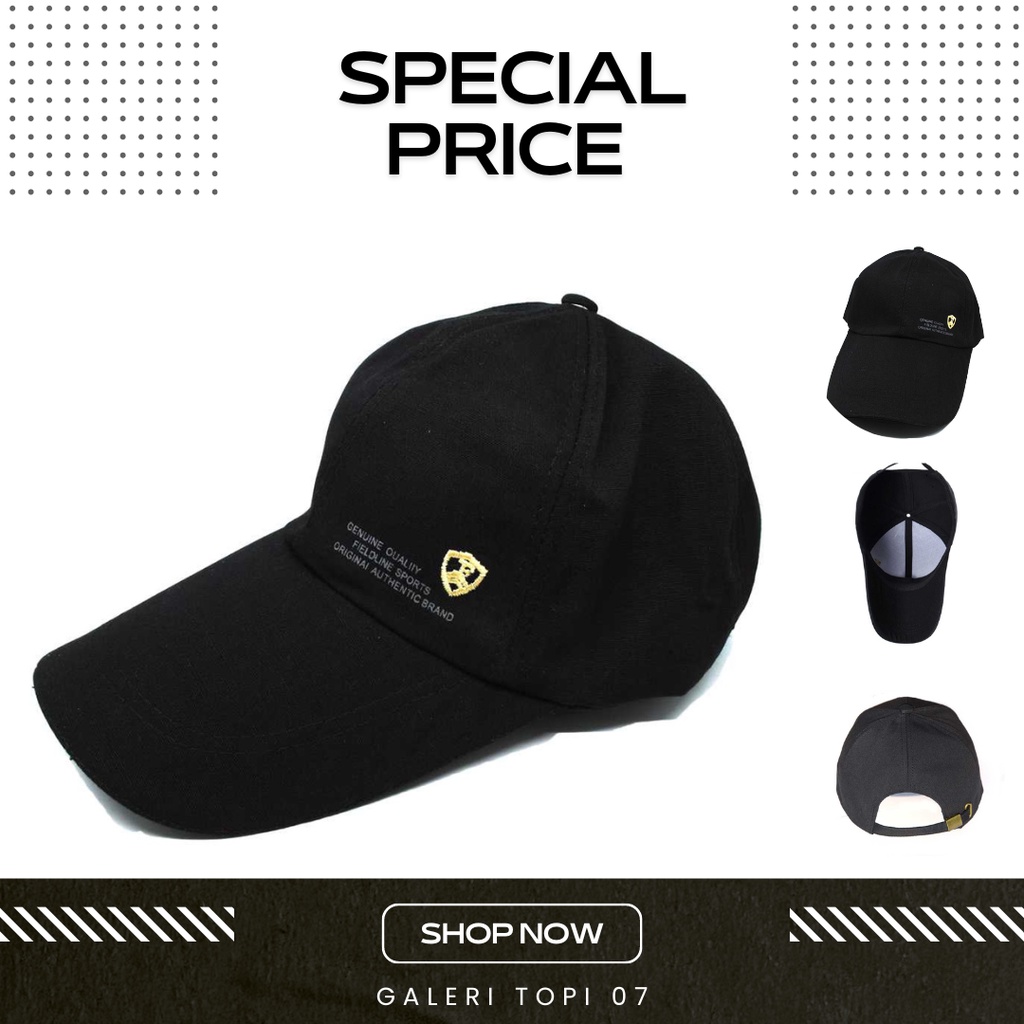 Topi Baseball Sells Fiery Kasual Unisex Topi Pria Hitam Polos Original Distro Topi Pria Wanita Distr