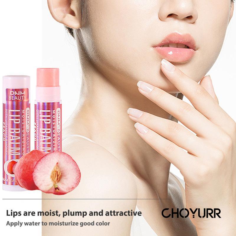 【COD】Lip Balm Beauty Moisturizing Vitamin &amp; Honey Lip Balm Lipstik Rasa Buah Pelembab Tanpa Tekstur Moisturizing Pelembab Bibir &amp; Membuat Tahan Lama-CH