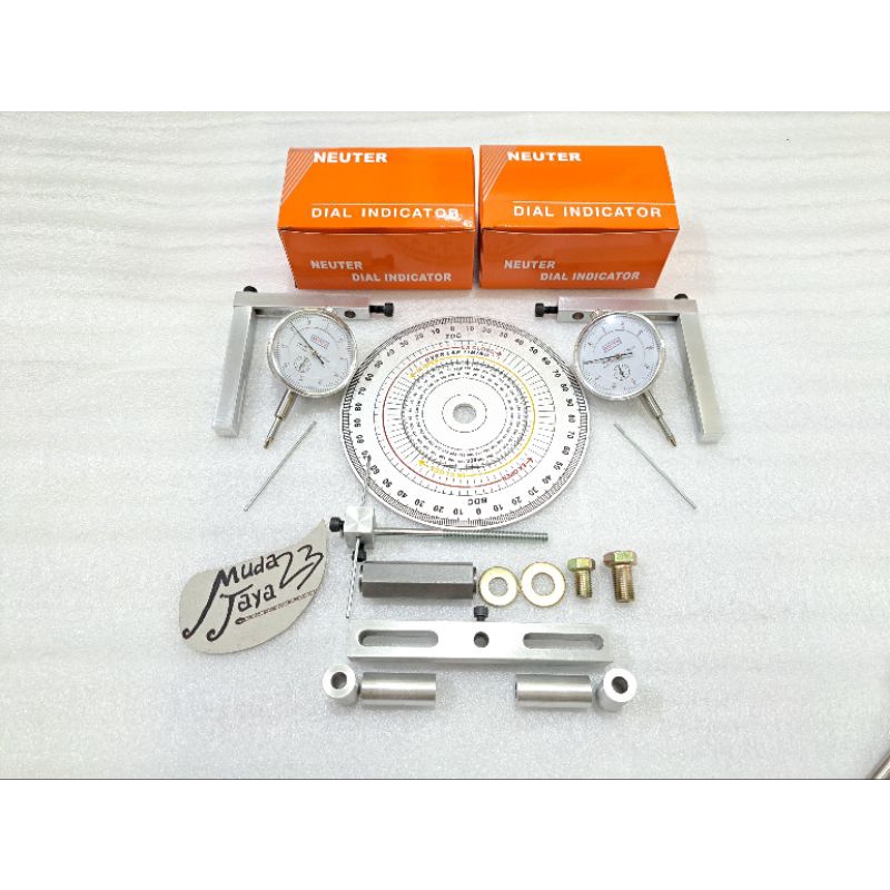 Dial set dayel busur derajat komplit stand top
